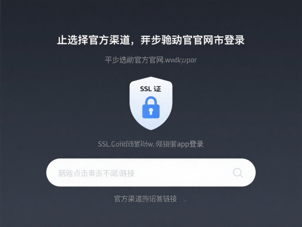 选择官方渠道：始终通过官方公布的网址或应用进行登录